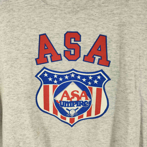 AWARD WEAR 90S USA製 ASA UMPIRE アマチュアソフトボール プリントTシャツ メンズ import:XL