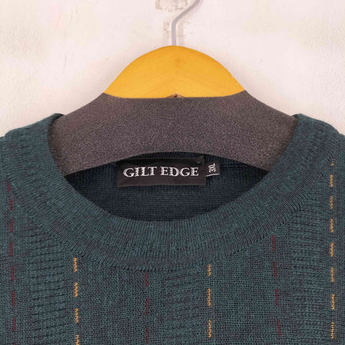 GILT EDGE クルーネックウールアクリル混ニット メンズ 3XL
