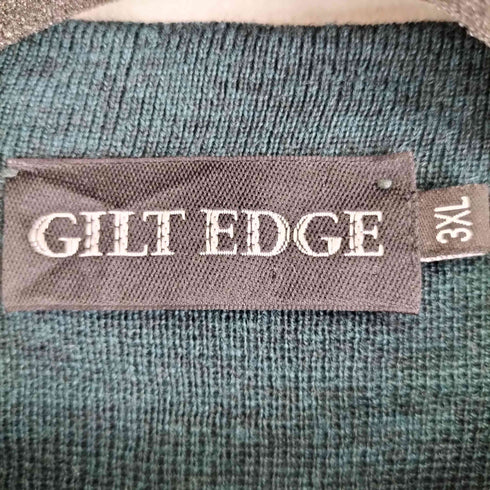 GILT EDGE クルーネックウールアクリル混ニット メンズ 3XL