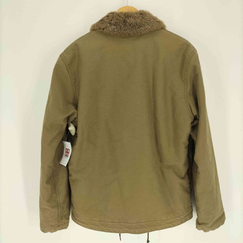 アルファインダストリーズ ALPHA INDUSTRIES FAKE BOA N-1 DECK JACKET ジャングルクロス フェイクボア N-1デッキジャケット メンズ import:L