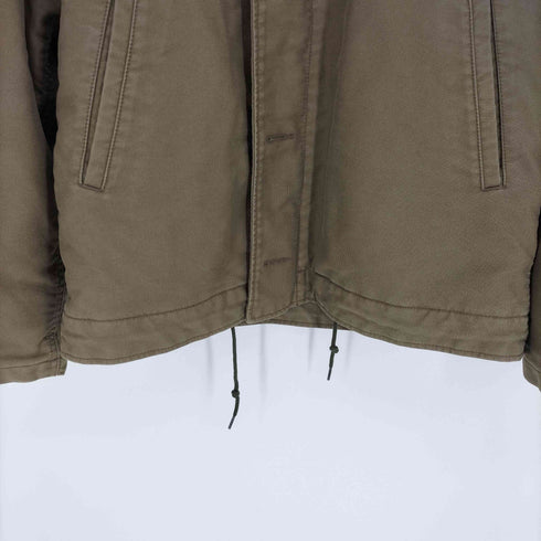 アルファインダストリーズ ALPHA INDUSTRIES FAKE BOA N-1 DECK JACKET ジャングルクロス フェイクボア N-1デッキジャケット メンズ import:L