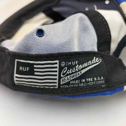 ハフ HUF USA製 Sport Volley 5 Panel Cap 星条旗 ラバーパッチ 5パネル ジェット キャップ メンズ