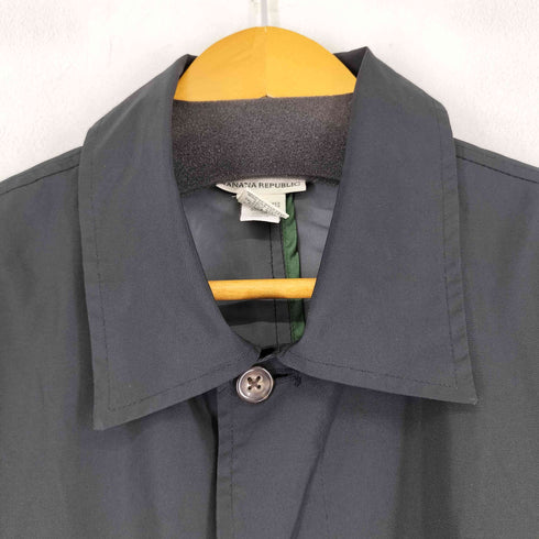 バナナリパブリック BANANA REPUBLIC ポリ地 ステンカラーコート メンズ import:M