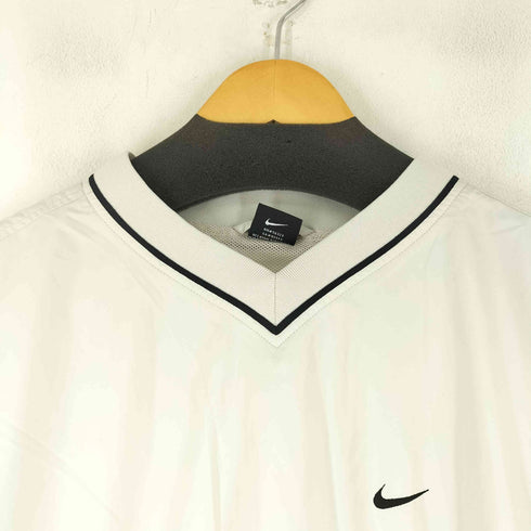ナイキ NIKE 00S スウォッシュ刺繍 Vネックプルオーバー ピステ メンズ import:XL