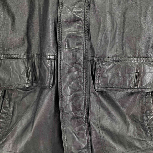 カウレザーカーコート メンズ import:L