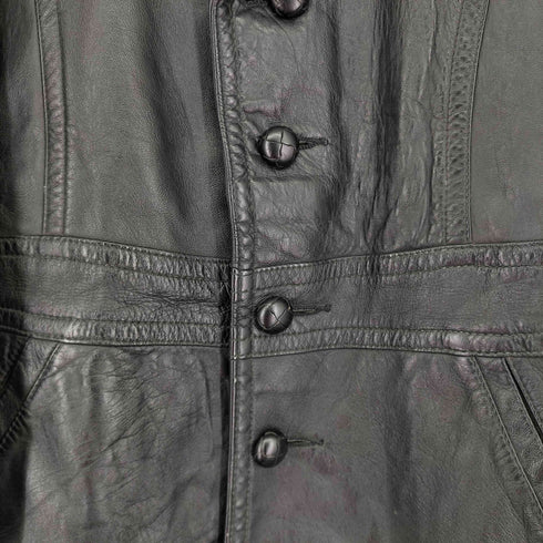 リアルレザーコート メンズ