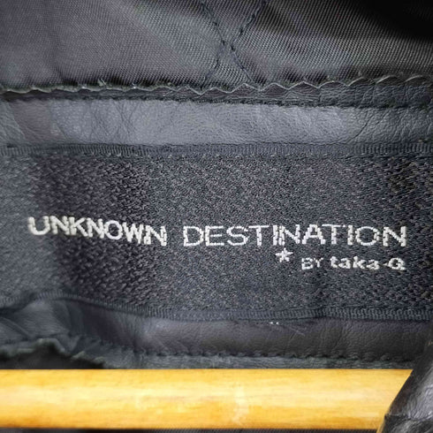 UNKNOWN DESTINATION カウレザーコート メンズ
