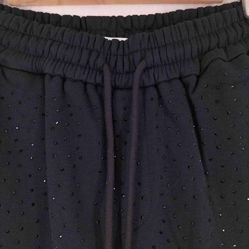 VYBES ラインストーンスウェットパンツ メンズ JPN:L