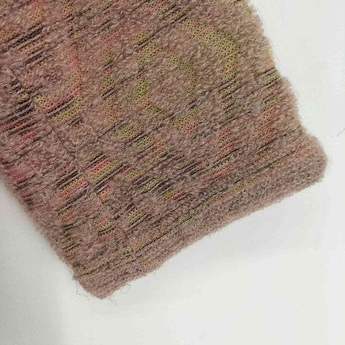 ミッソーニ MISSONI MADE IN ITALY 裏地キルティング ウールナイロン混 マルチカラーモヘアコート レディース EUR:44