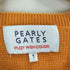 パーリーゲイツ PEARLY GATES ロゴ刺繍Vネックベスト レディース JPN:1