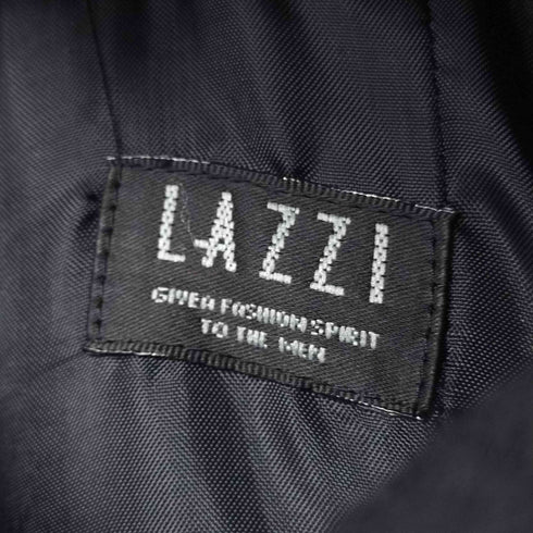 LAZZI レーヨン混 ウールロングチェスターコート メンズ FREE