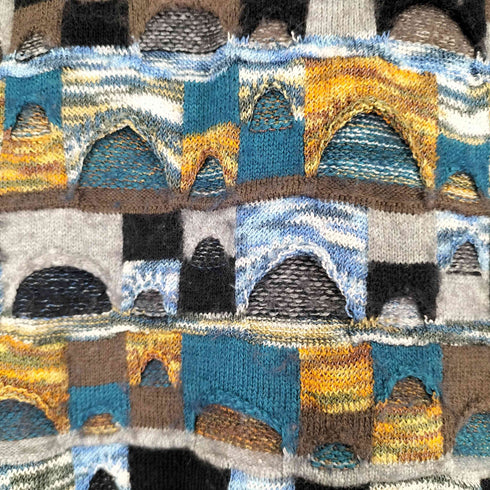 クルーネック3Dニット メンズ