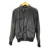 ドルチェアンドガッバーナ DOLCE&GABBANA 90S イタリア製 黒タグ ボタンダウン レザー フライト ジャケット メンズ EUR:50