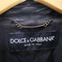 ドルチェアンドガッバーナ DOLCE&GABBANA 90S イタリア製 黒タグ ボタンダウン レザー フライト ジャケット メンズ EUR:50
