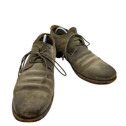 Layer-0 マッケイ製法 Derby Shoes ダービー レザー シューズ vintage加工 メンズ EUR:41