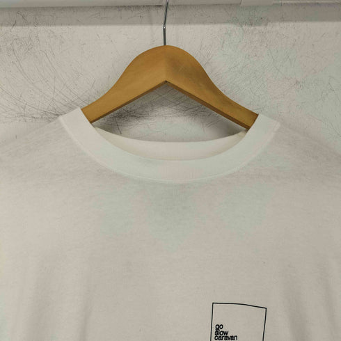 ゴースローキャラバン go slow caravan gscコンセプトカラー スクエアLOGOバックプリントゆったりTEE メンズ 4