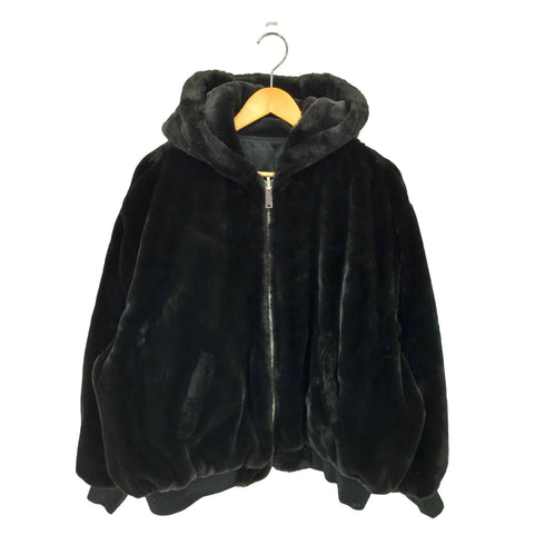 ザラ ZARA フェイクファー リバーシブルボンバージャケット レディース import:S