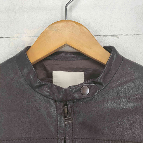 Acana Loussier ラムレザー ダブルジップ シングルライダースジャケット レディース