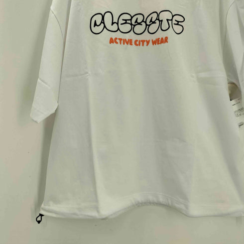 CLESSTE 25AW BUBBLE LOGO PRINT MASSIVE T-SHIRT WITH DRAWSTRINGS バブル ロゴ プリント マッシブ Tシャツ メンズ FREE