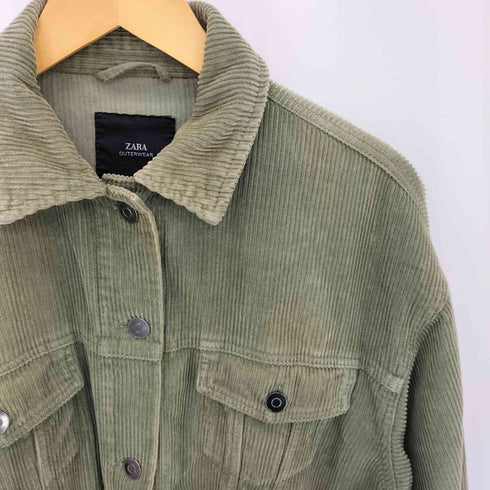 ザラ ZARA コーデュロイ トラッカージャケット レディース import:S
