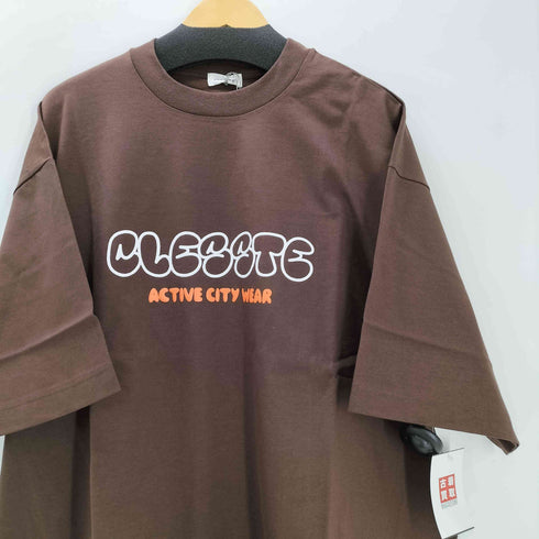 CLESSTE 25AW BUBBLE LOGO PRINT MASSIVE T-SHIRT WITH DRAWSTRINGS バブル ロゴ プリント マッシブ Tシャツ メンズ FREE