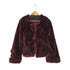 リエンダ rienda Sフレアスリーブ Faux Furショートコート Y2K レディース JPN:M