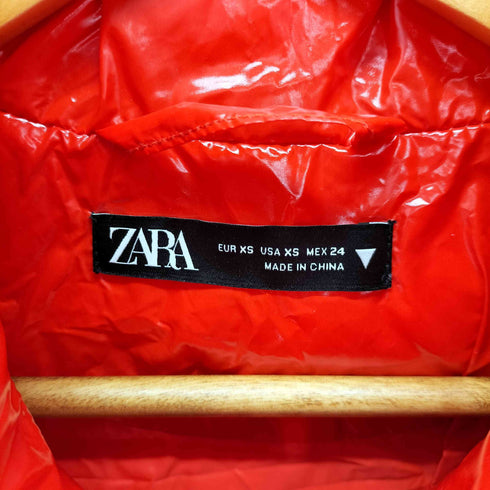 ザラ ZARA クロップド丈 中綿 ジップジャケット レディース JPN:XS