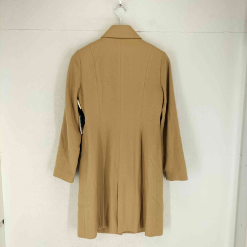 クイーンズコート QUEENS COURT pure cashmere カシミヤ100 比翼ステンカラーコート レディース JPN:2