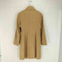 クイーンズコート QUEENS COURT pure cashmere カシミヤ100 比翼ステンカラーコート レディース JPN:2