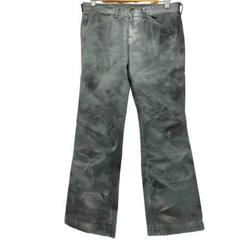 ディーゼル DIESEL 00s Y2K archive コーティング加工 ローライズ フレアデニムパンツ メンズ 30