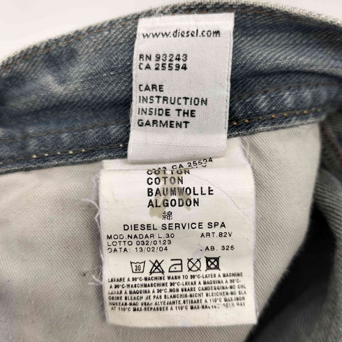 ディーゼル DIESEL 00s Y2K archive コーティング加工 ローライズ フレアデニムパンツ メンズ 30
