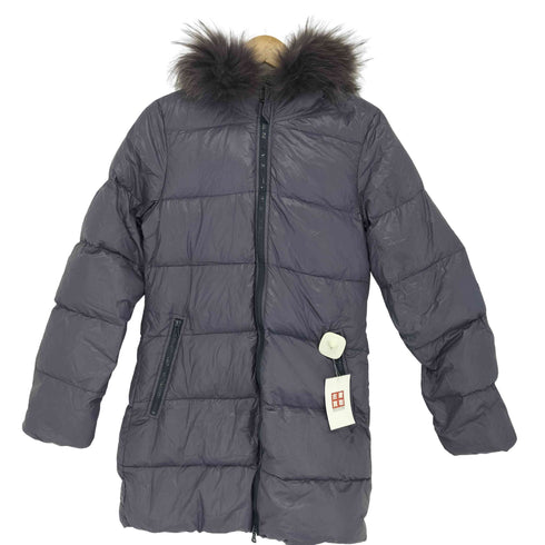 ADBEE フードファー ダウンコート レディース M