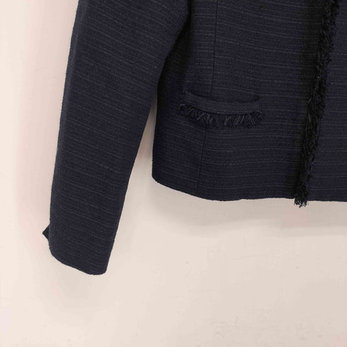 ユナイテッドアローズ UNITED ARROWS UPCE C/P ラメツイード ノーカラージャケット レディース JPN:40