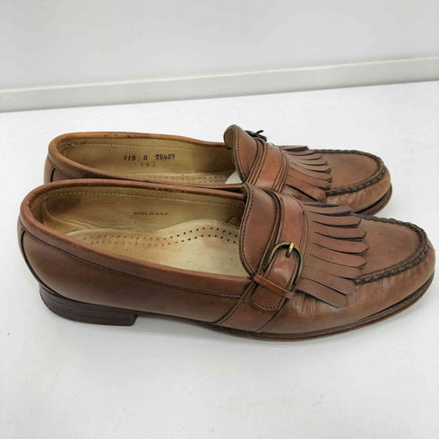 コールハーン COLE HAAN USA製 バックル ベルト キルト タッセル レザー ローファー メンズ