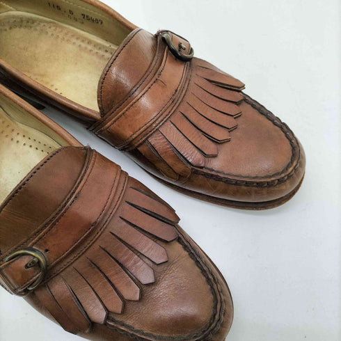 コールハーン COLE HAAN USA製 バックル ベルト キルト タッセル レザー ローファー メンズ