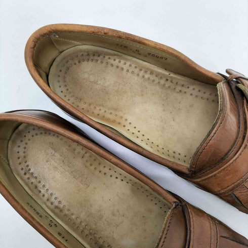 コールハーン COLE HAAN USA製 バックル ベルト キルト タッセル レザー ローファー メンズ