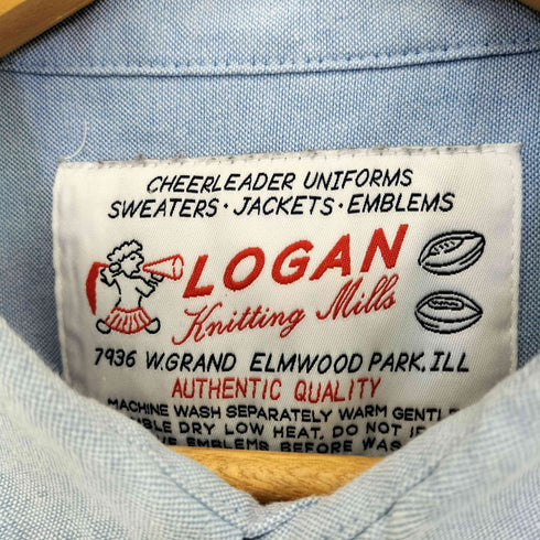 LOGAN KNITTING MILLS オックスフォード L/S レギュラー カラー シャツ メンズ JPN:L
