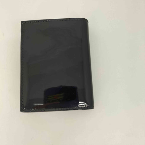 ウォレットコムデギャルソン Wallet COMME des GARCONS パテント フラッグチェック ミニウオレット メンズ