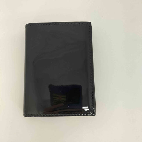 ウォレットコムデギャルソン Wallet COMME des GARCONS パテント フラッグチェック ミニウオレット メンズ