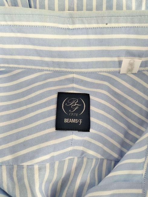 ビームスエフ BEAMS F ストライプ柄 L/S シャツ メンズ 39/15 1/2