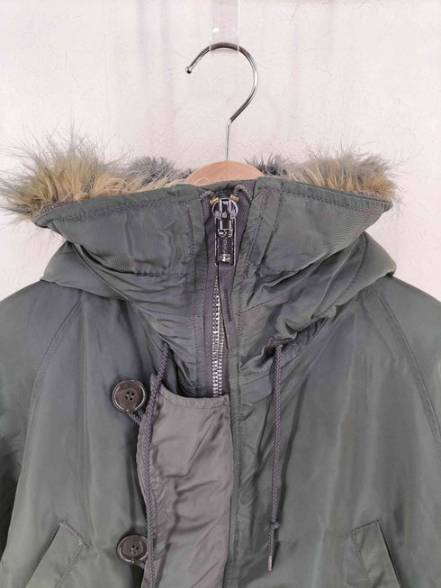 アルファインダストリーズ ALPHA INDUSTRIES USA製 IDEALジップ N-3B フライトジャケット メンズ import:M