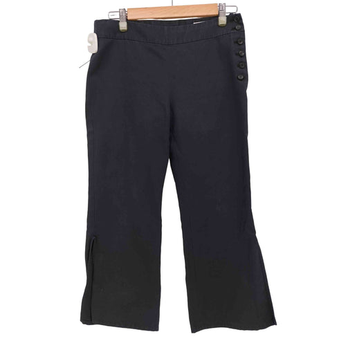 INTOCA. サイド ボタン 裾スリット ストレート パンツ レディース JPN:1