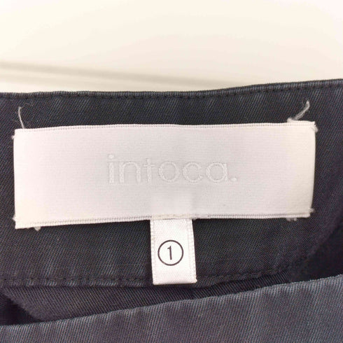 INTOCA. サイド ボタン 裾スリット ストレート パンツ レディース JPN:1