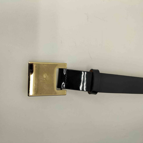 maison boinet パテントレザーベルト フランス製 メンズ 75/30