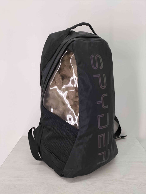 スパイダー SPYDER クリアビニール ロゴプリントバッグパック メンズ FREE