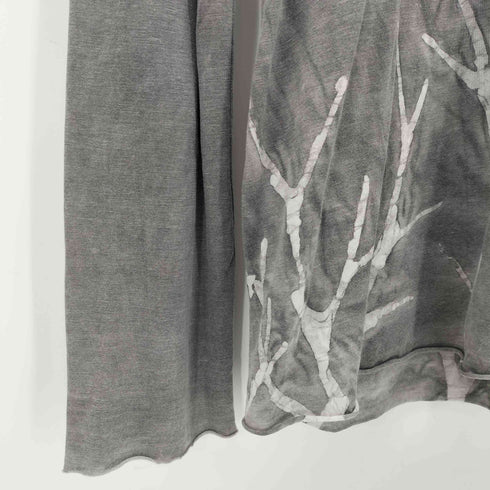 IROFUSI 墨染 プリント クルーネック カットソー レディース