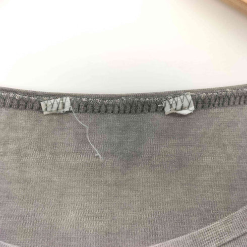 IROFUSI 墨染 プリント クルーネック カットソー レディース