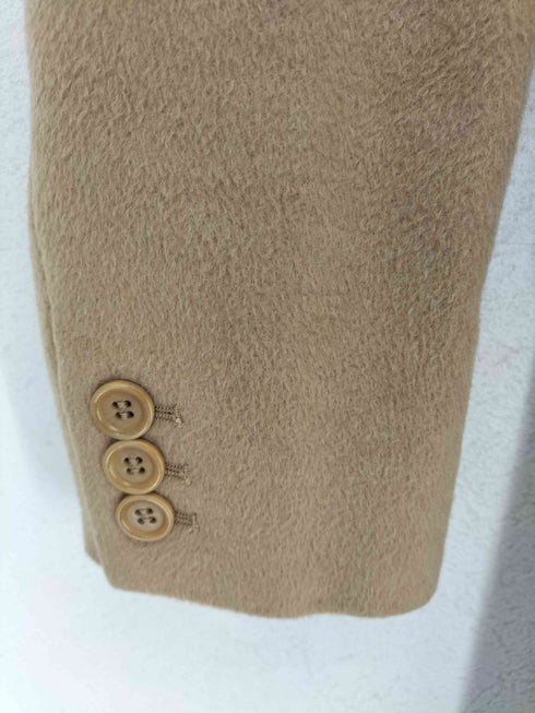 マックスマーラ MAX MARA 白タグ Camel Hair シングルチスターコート レディース 38
