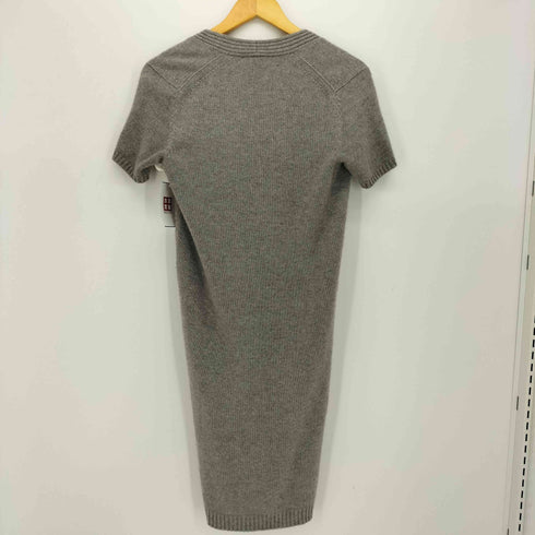 マックスマーラ MAX MARA ルーマニア製 Vネック S/S ニット ワンピース レディース import:M