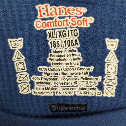 シュプリーム Supreme Bones Thermal Crewサーマルカットソー メンズ JPN:XL